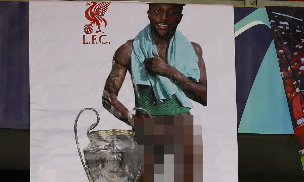 Racist Divock Origi Banner