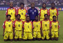 Black Queens top goal scorers EVER black queens line up at the 2003 FIFAWWC