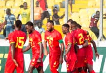 Black Stars of Ghana players