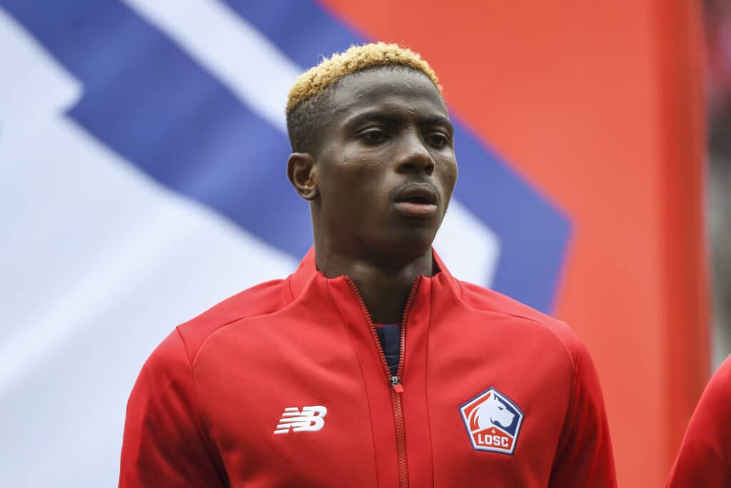 Victor Osimhen with Lille
