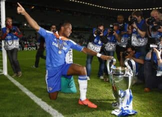 Drogba in the UEFA Champions League Final