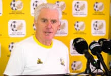 Bafana Bafana vs Eswatini: Hugo Broos, coach of South Africa during Bafana Bafana training and press conference