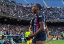 Asista Oshoala of FC Barcelona during the UEFA Womens Champions League