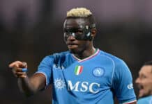 Victor Osimhen in action for Napoli