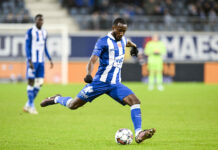 Elisha Owusu in action for Gent