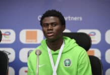 Daniel Daga of Nigeria Flying Eagle