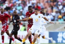 Players in action, Kaizer Chiefs vs Sekhukhune United