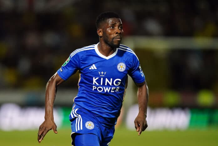 Kelechi Iheanacho in action for Leicester City
