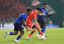 Enyimba players in action