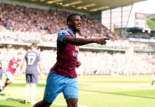 Lyle Foster in action for Burnley