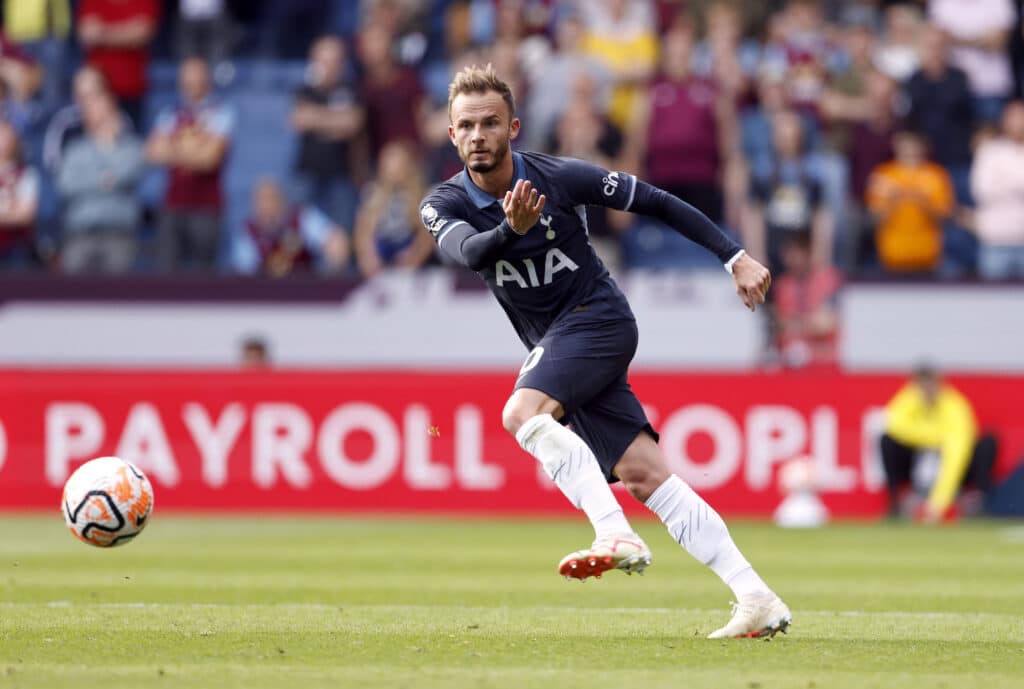 James Madison with his new club Spurs