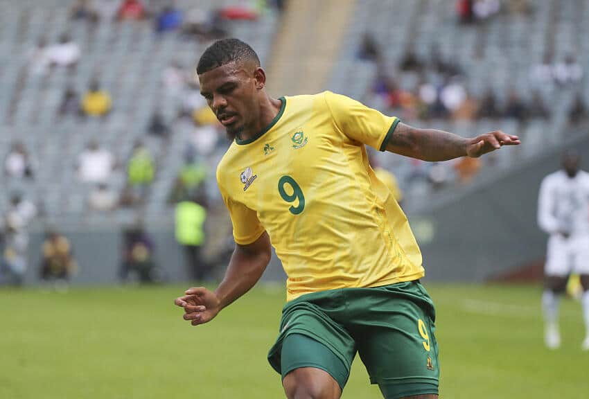 Lyle Foster in action for Bafana Bafana