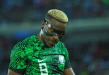Victor Osimhen of Nigeria during the 2023 Africa Cup of Nations Qualifiers