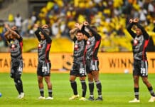 Orlando Pirates team during DStv Premiership game
