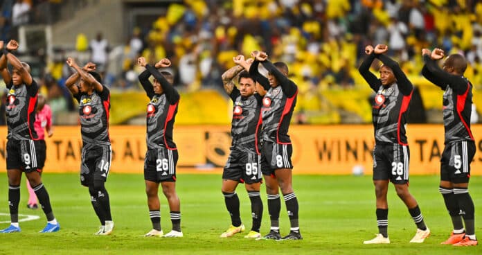 Orlando Pirates team during DStv Premiership game