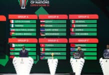 Draw results during the AFCON 2023 Draw