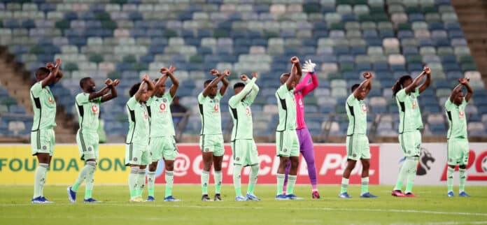 Orlando Pirates team after a DStv Premiership game
