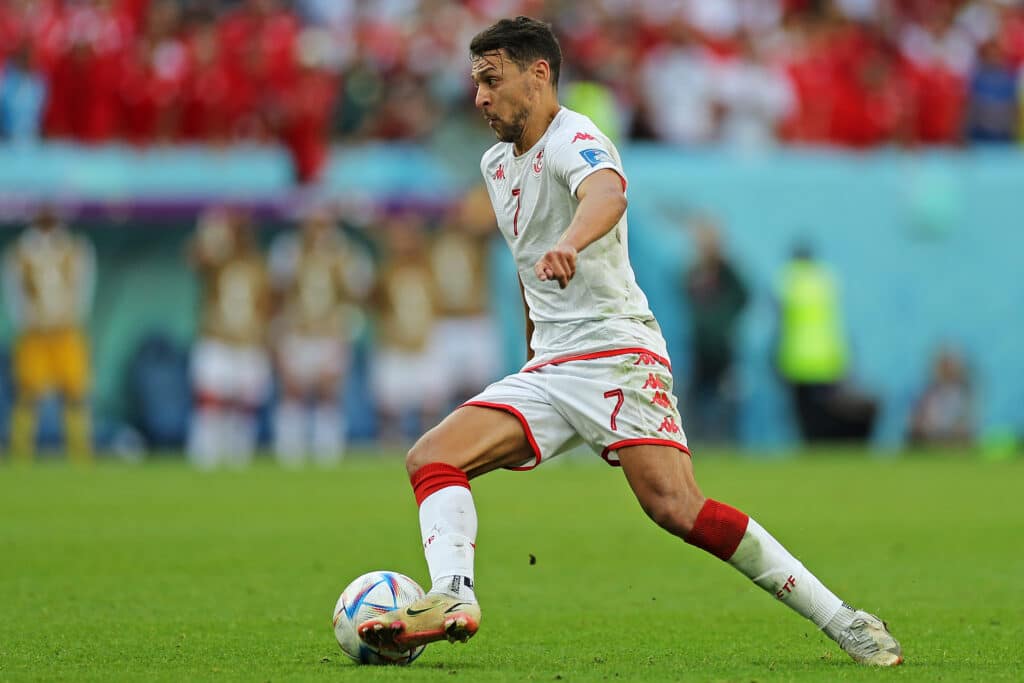 Youssef Msakni looks to run forward for Tunisia