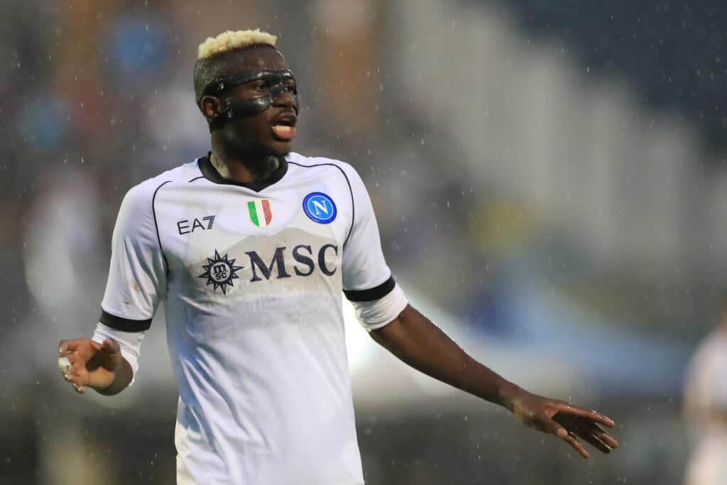 Victor Osimhen in pre-season for Napoli