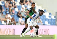 Ademola Lookman against Sassuolo for Atalanta