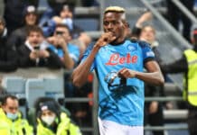Best Victor Osimhen goals in Napoli vs Sassuolo past encounters