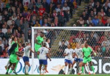 Super Falcons against England at the 2023 Women's World Cup