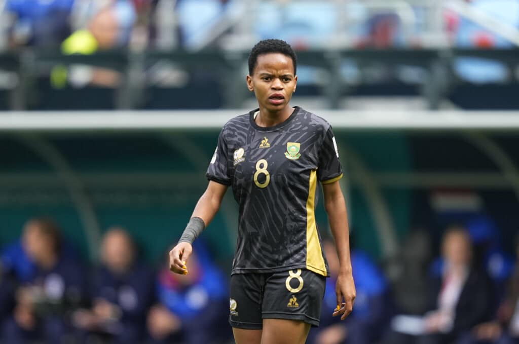 Banyana Banyana players salary - Who earns the most? 6 Hildah Magaia (South Africa) in action