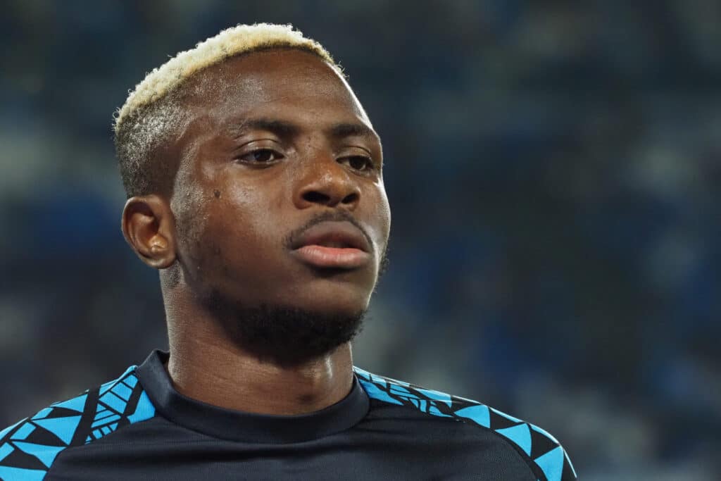 Victor Osimhen player of Napoli, during the match of the Italian Serie A league between Napoli vs Udinese