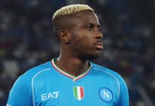 Victor Osimhen player of Napoli, during the match of the Italian Serie A