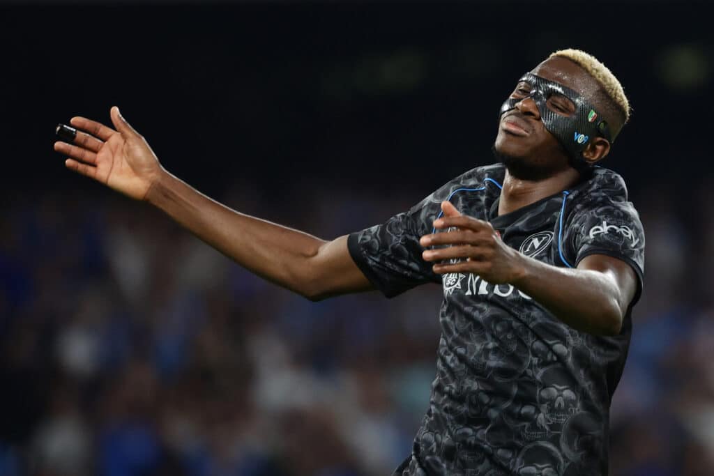 Victor Osimhen in action for Napoli