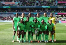 Super Falcons before Canada WWC game