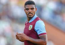 Burnley and Bafana Bafana forward Lyle Foster