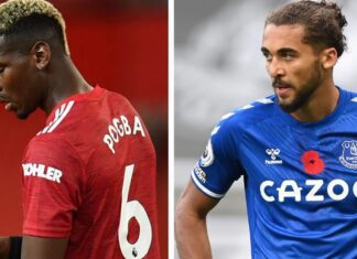 Man Utd Vs Everton Confirmed Lineups
