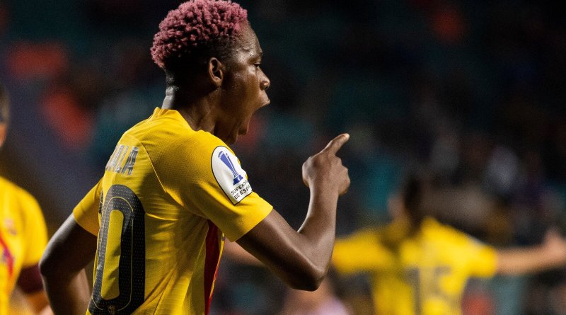 Oshoala Scores Barcelona Win Spanish Super Cup