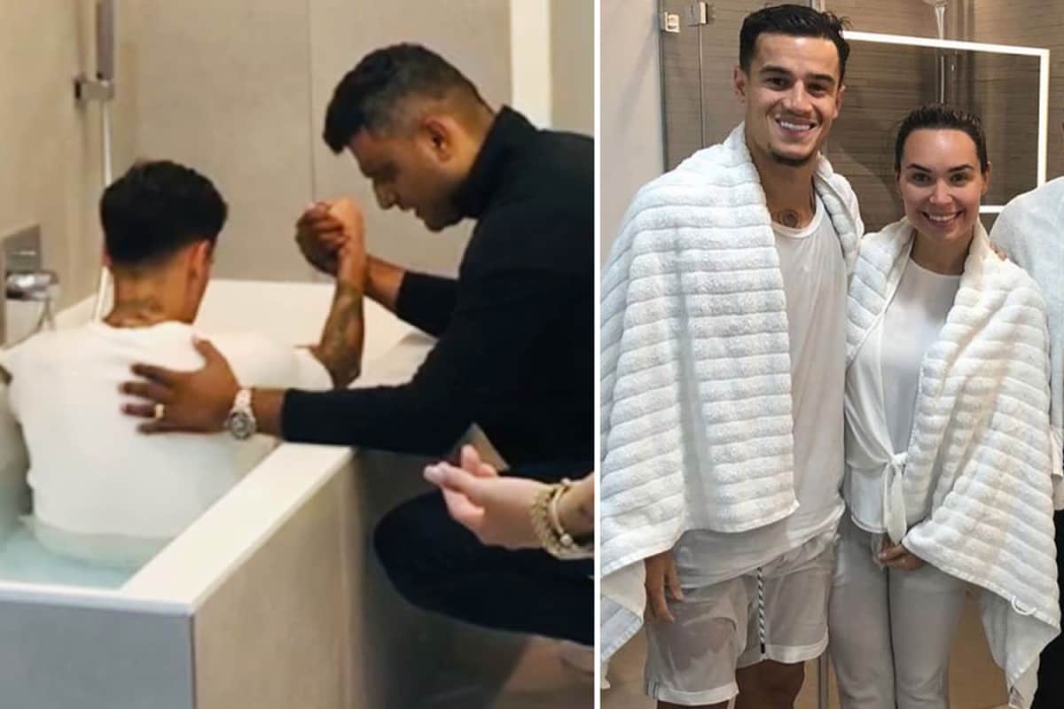 Baptize Coutinho In Bathtub