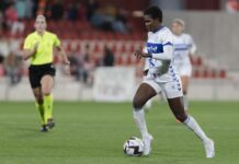 Gift Monday in action during La Liga F