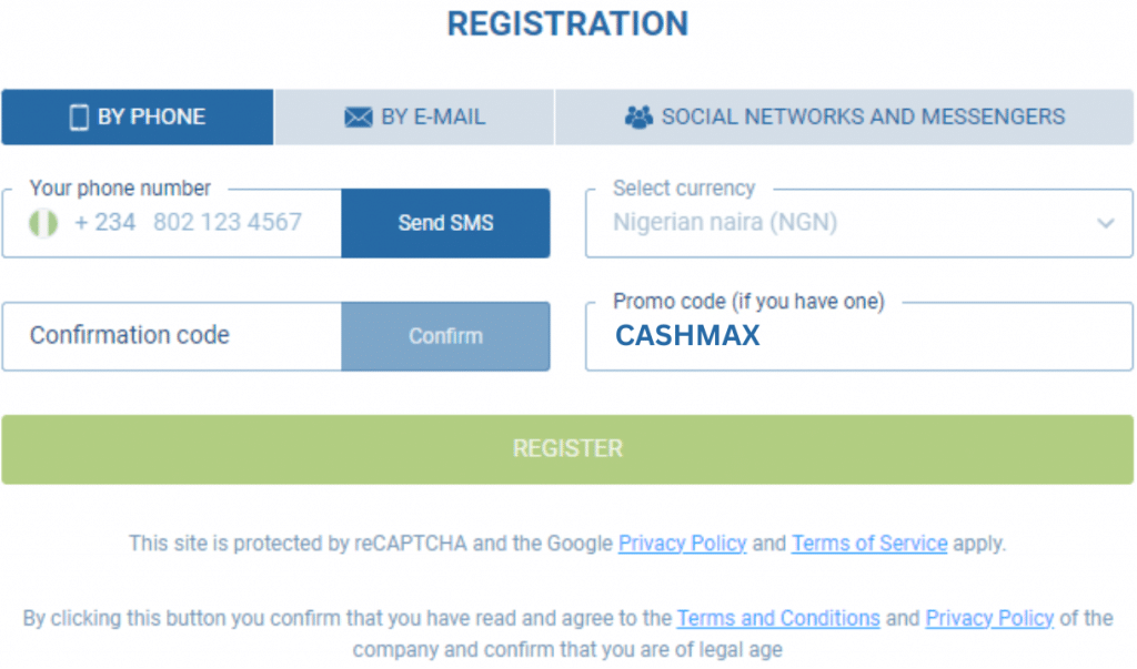 promo code for 1xbet nigeria 1xBet Promo Code for Registration CASHMAX