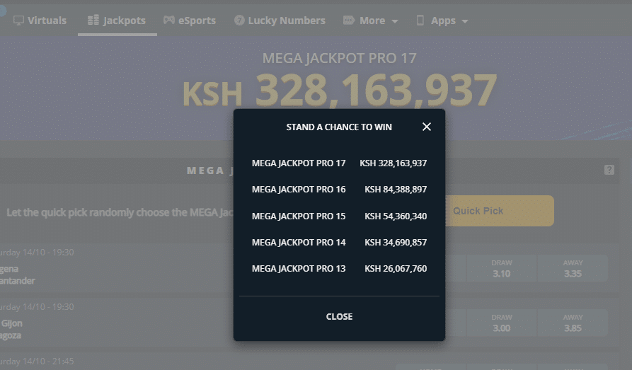 Sportpesa mega jackpot prediction _ mega jackpot pro prizes
