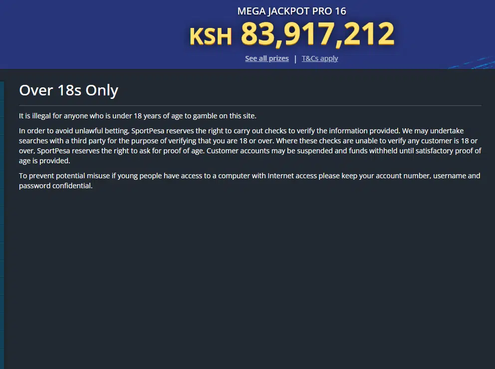 Sportpesa mega jackpot prediction and legibility